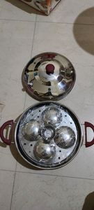 New unused copper bottom multi kadai or idly katra
