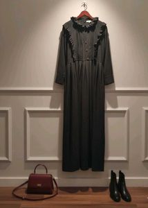 elegant black stylish gown