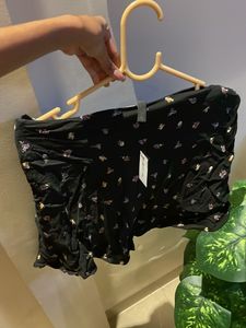 Floral Print Mini Skirt