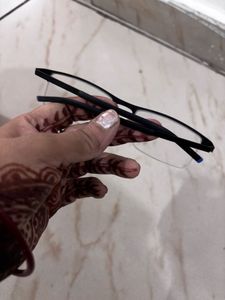Stylish Blue Rim Eyeglasses with Case