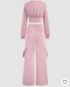 Pink Crop Co-ord set