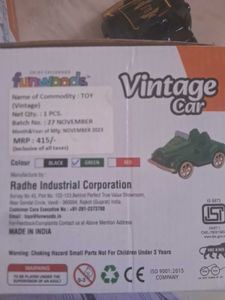 Vintage Car Toys