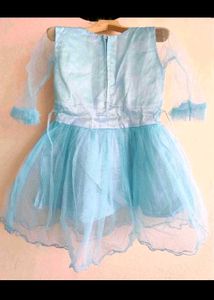 Adorable Blue Tulle Dress with hat