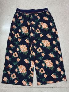 Floral Wide-Leg Pants