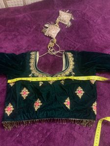 Elegant Velvet Lehenga Set