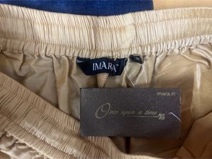 Gold straight Salwar pants