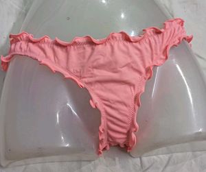 ⚛️ Pink Ruffle Bikini Bottom