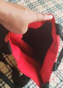 Bright Red Tote Bag