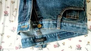 Classic mid rise dark Blue Denim Jeans