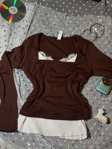 Elena Gilbert Inspired Henley Top