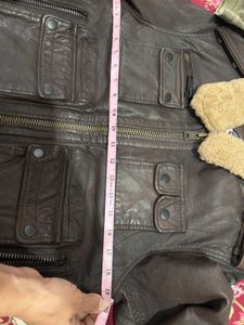 Superdry leather jacket