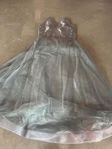 Elegant sea green Embellished Gawn
