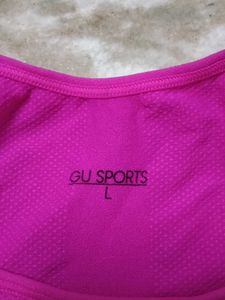 Vibrant Pink Sports Bra