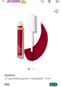 MYGLAMM LIT Liquid Matte Lipstick and Lipbalm Set