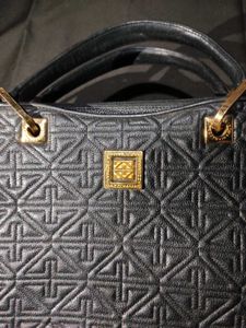 GAZZOMANI black hand bag with detachable sling