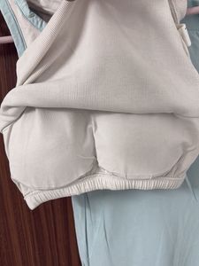 Pastel Co-ord Set With Padded Tank Top