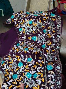 New plazo set party wear heavy dupatta