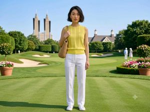 Chic Yellow Sleeveless Top