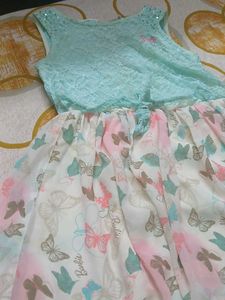 Girls Barbie Butterfly Dress