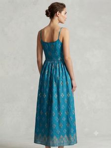printed ethnic gown