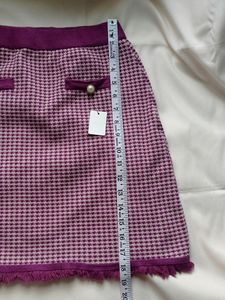 Korean Chekered Woolen Skirt