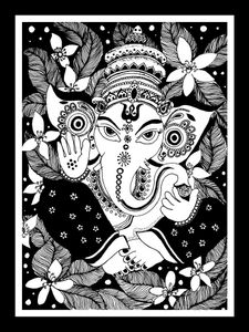 🖤 Lord Ganesha Matte Print (A4 Size) 🖤