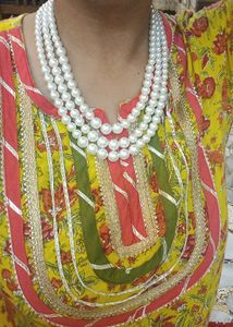 Elegant Multi-Strand Pearl Necklace Set