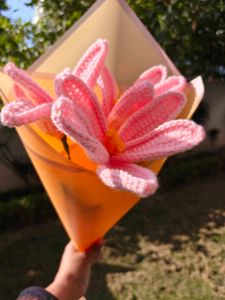 Handmade Crochet Flower Bouquet
