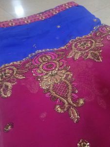 Stunning Embroidered Saree