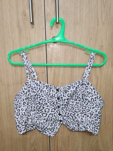 Chic Leopard Print Button-Up Coord Set
