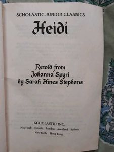 Heidi by Johanna Spyri - Scholastic Junior Classic