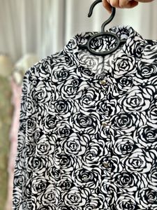 Korean floral top