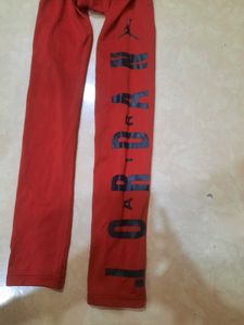Jordan Red Basketball Tights