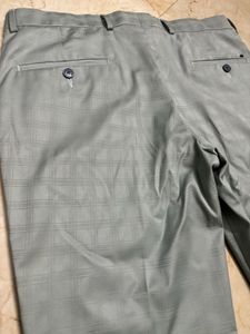 Men's Light Blue Plaid Pant
