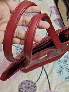 Dressberry Chic Red Handbag 👜