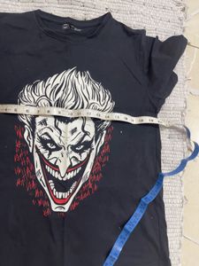Joker Graphic Print Black T-Shirt