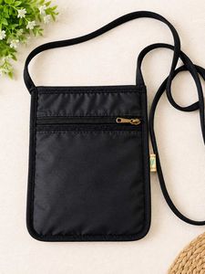 Black Neck Pouch Bag