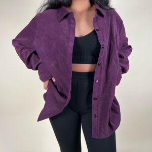 Self Design purple Shirt