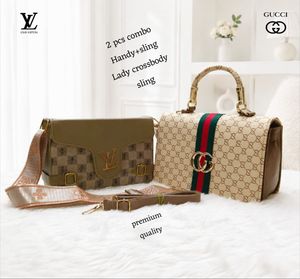 Luxury Handbag &amp; Sling Bag Combo