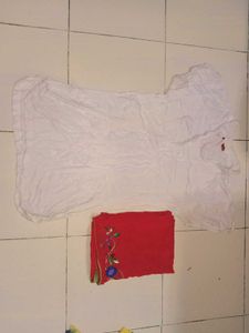 Tunic With Blouse Piece.