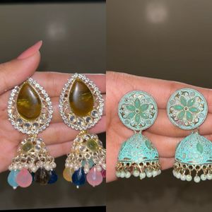 Beautiful Jhumka Earrings Set