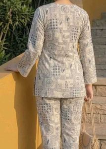 Stylish Printed Kurta Set