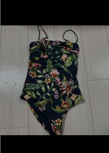 Floral Print One-Piece Swimsuit