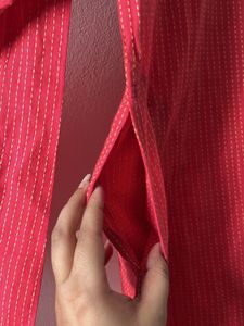 Boy’s Red Striped Kurta
