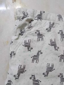 Cute Zebra Print Pajama Shorts size m