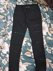 Rough & tough Black Denim Jeans