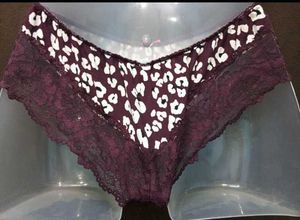 Lace Trim Animal Print Panty 🖤
