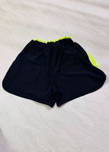 Black &amp; Neon Running Shorts