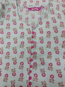 Light green Floral Print Kurta