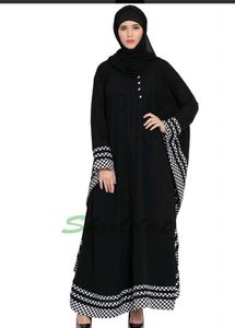 🥳🎉 free nose piece and stall  Black Kaftan